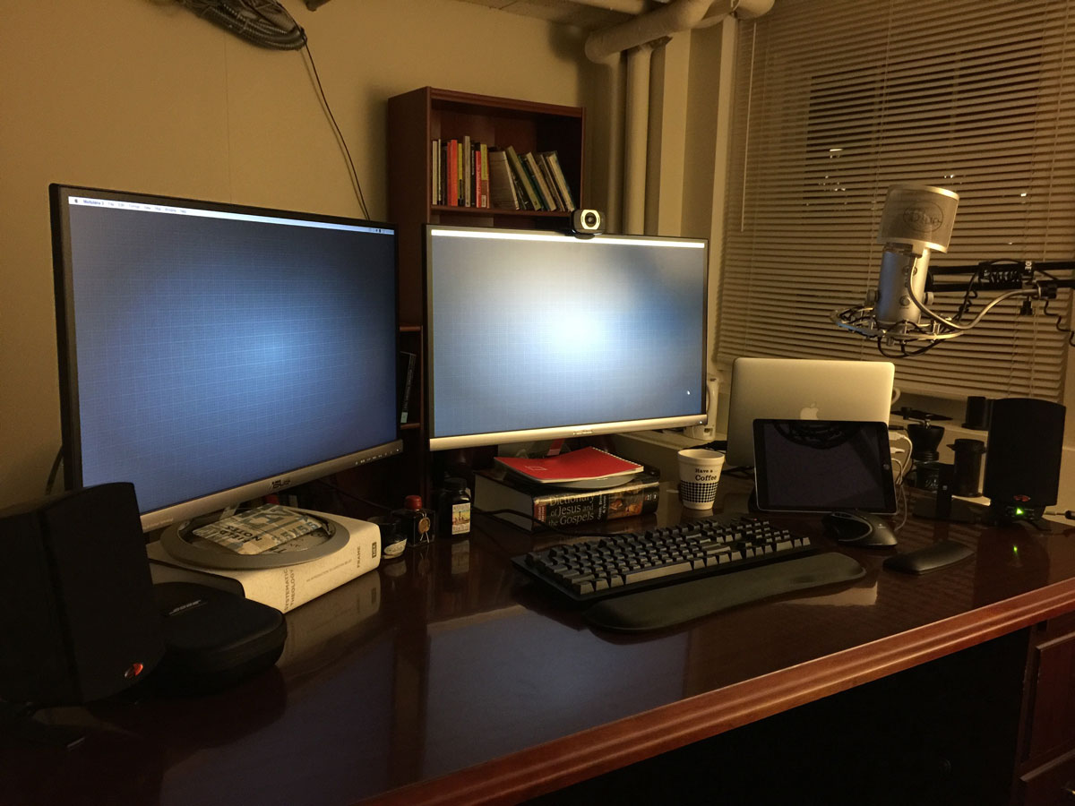Brian Renshaw's desk
