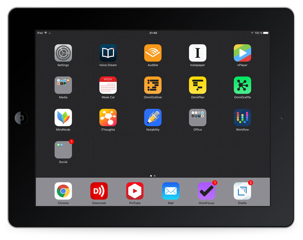 Andreas Zeitler's iPad