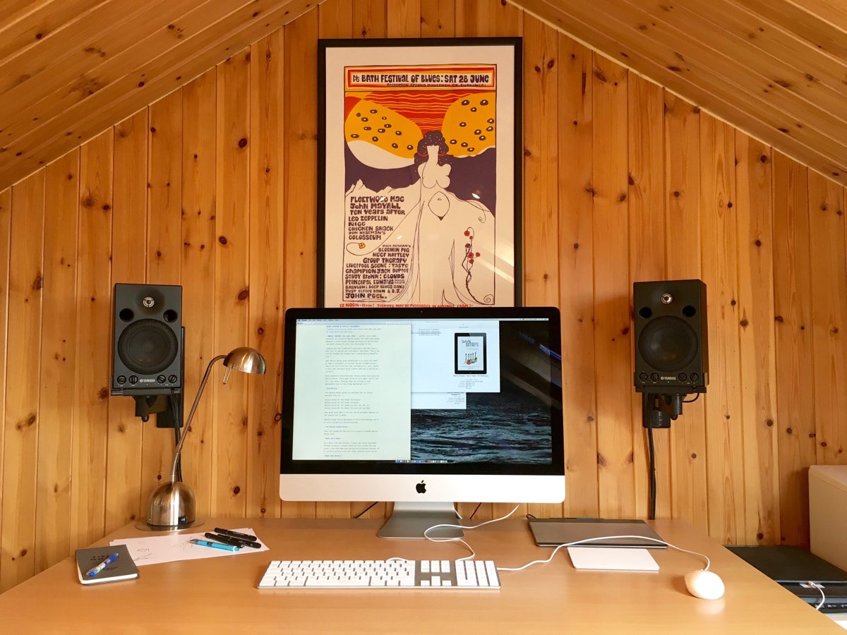 Gerry Hayes’ Mac and iPad Pro setup