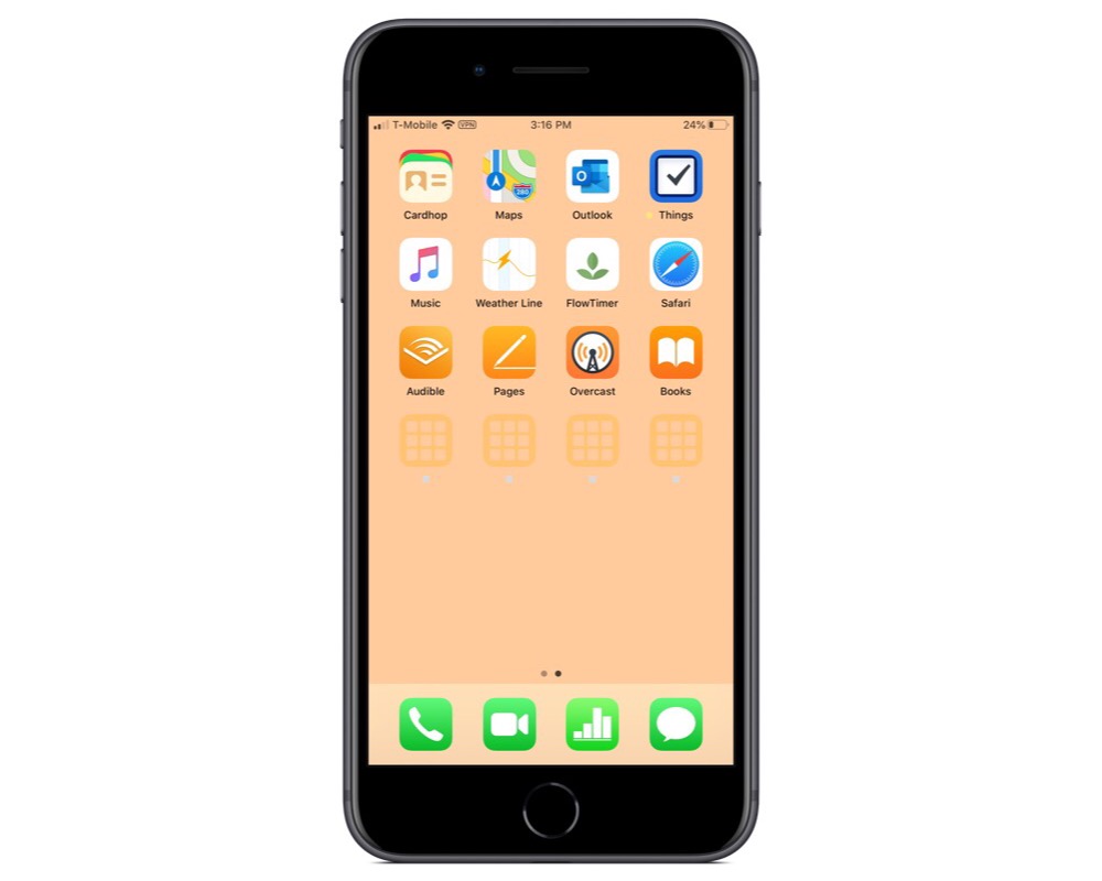 Nick Sweetman’s Distraction-Free Home Screen